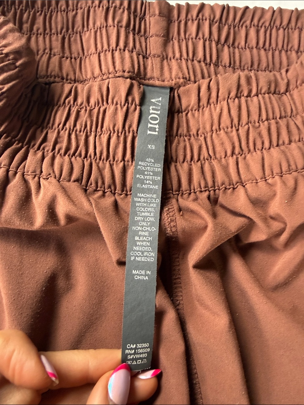 Vuori Villa Jogger Pants Hazelnut Brown/Rust size Women’s XS - Picture 5 of 5